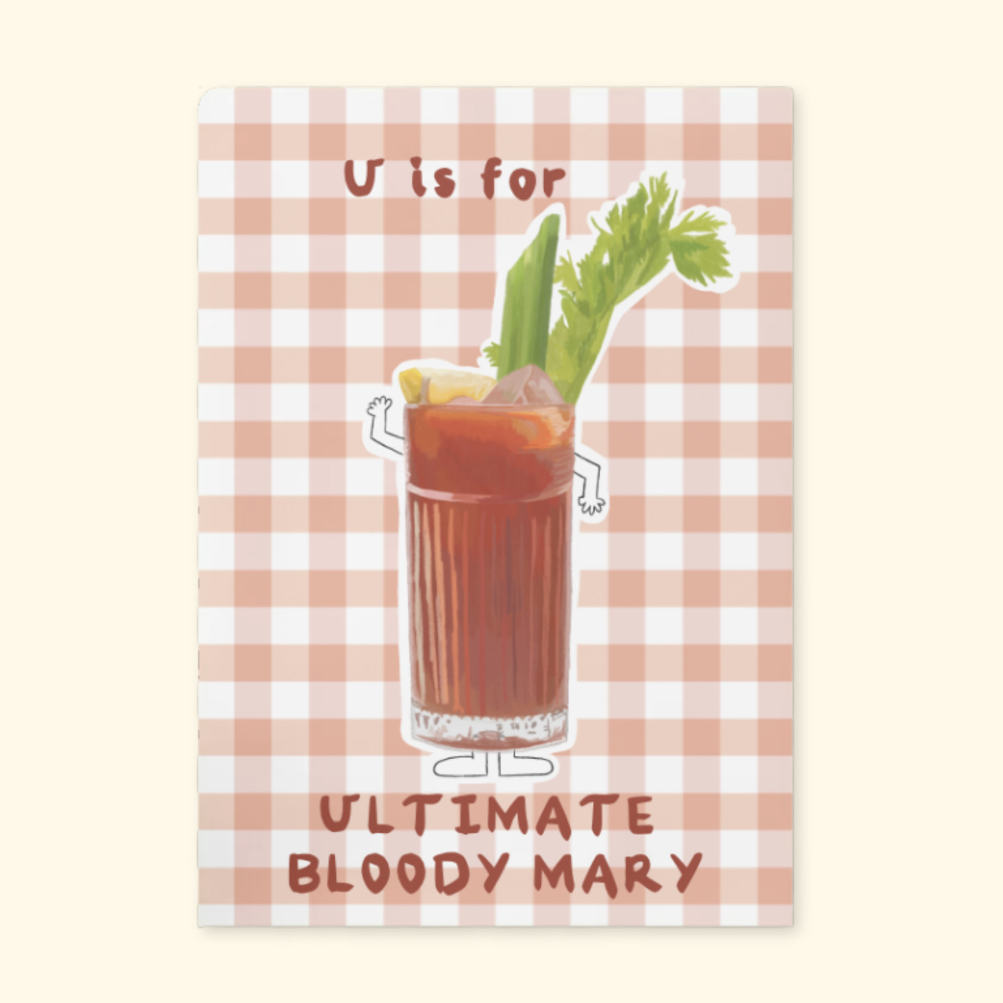 U is for Ultimate Bloody Mary framed mockup