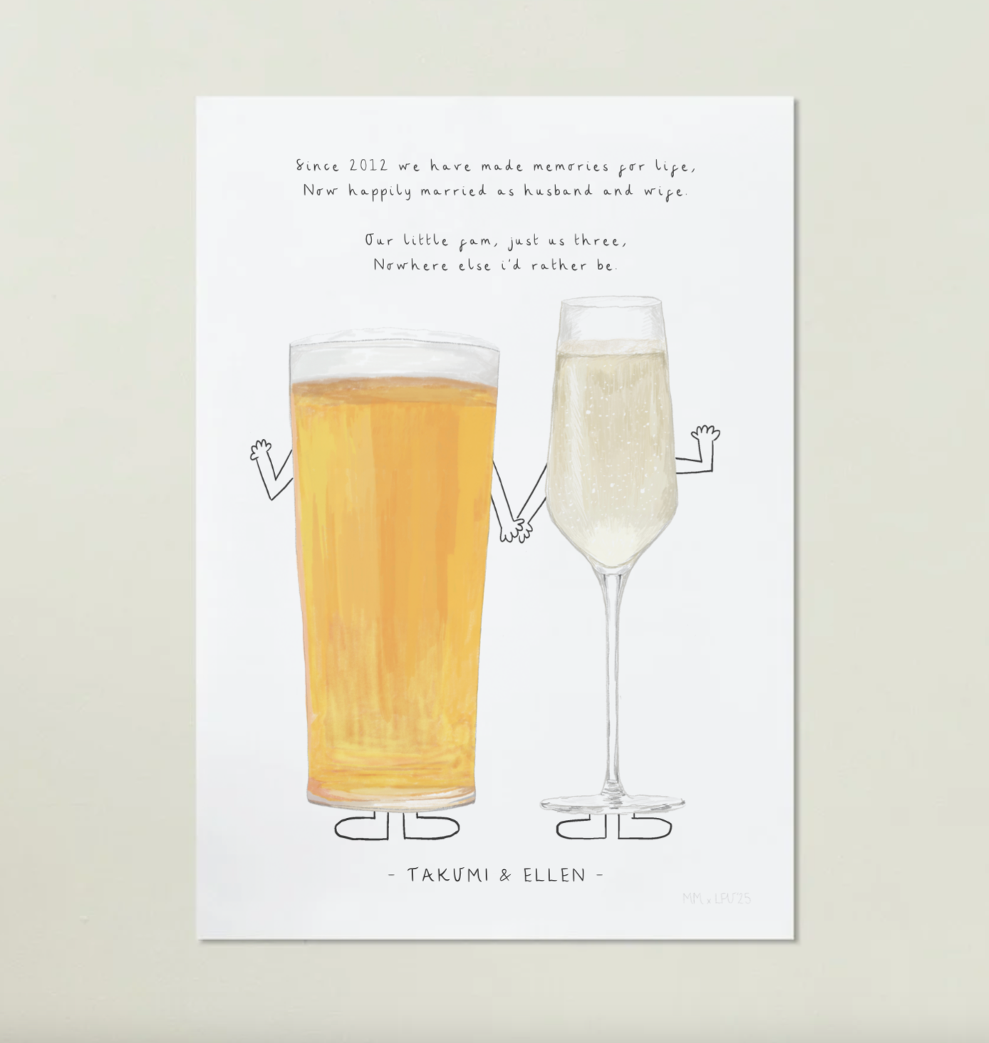 Drinks for Two, Maisie's Munch x Letters from Us