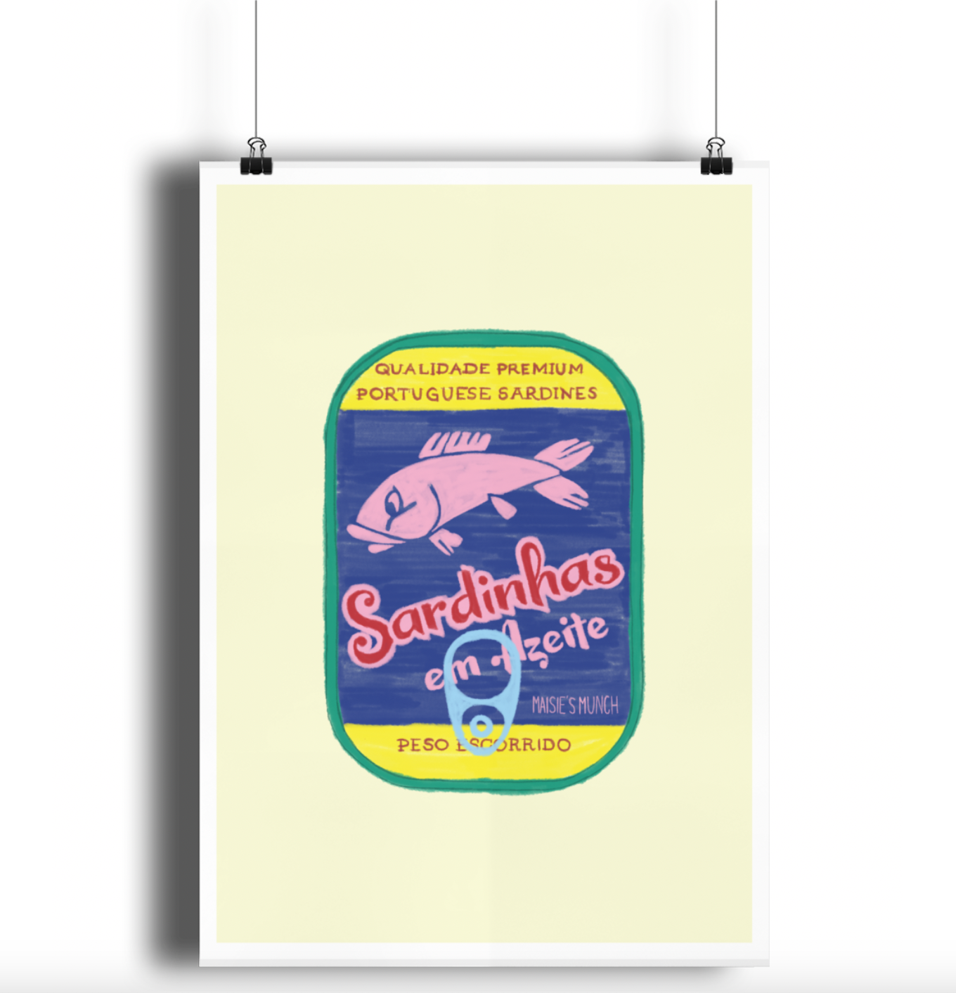 Pink Sardines Print