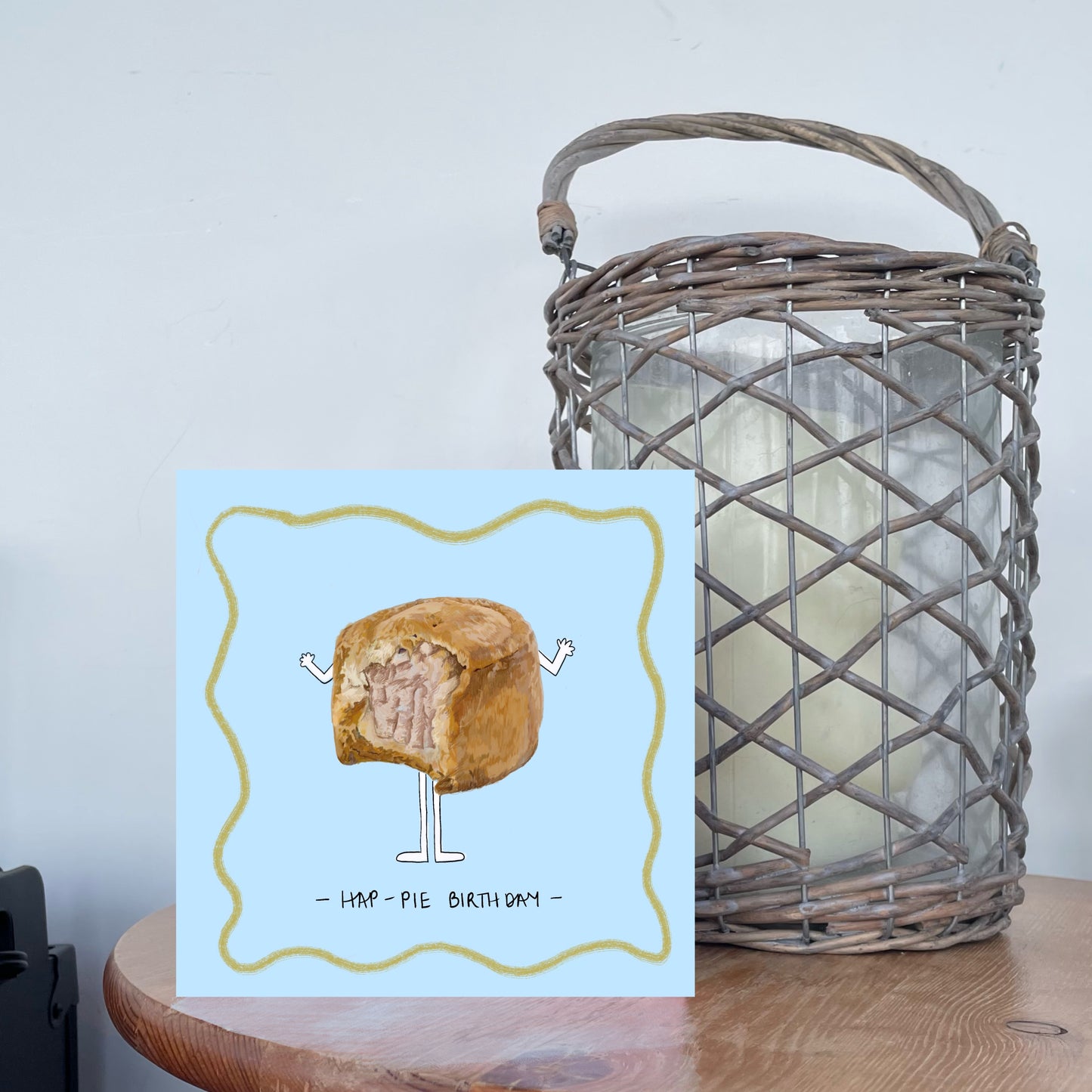 Hap-pie Birthday Card