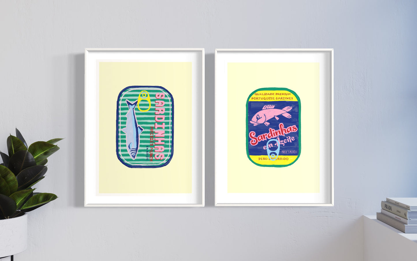 Pink Sardines Print