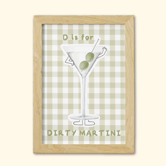 D is for Dirty Martini