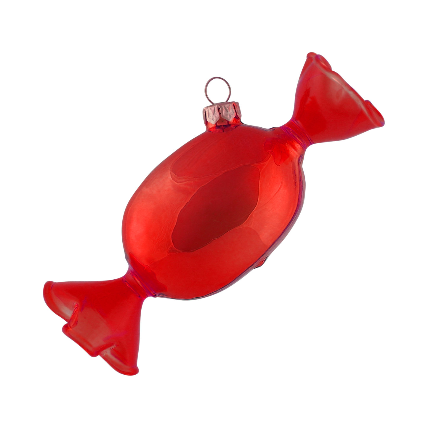 Red Sweetie Glass Decoration