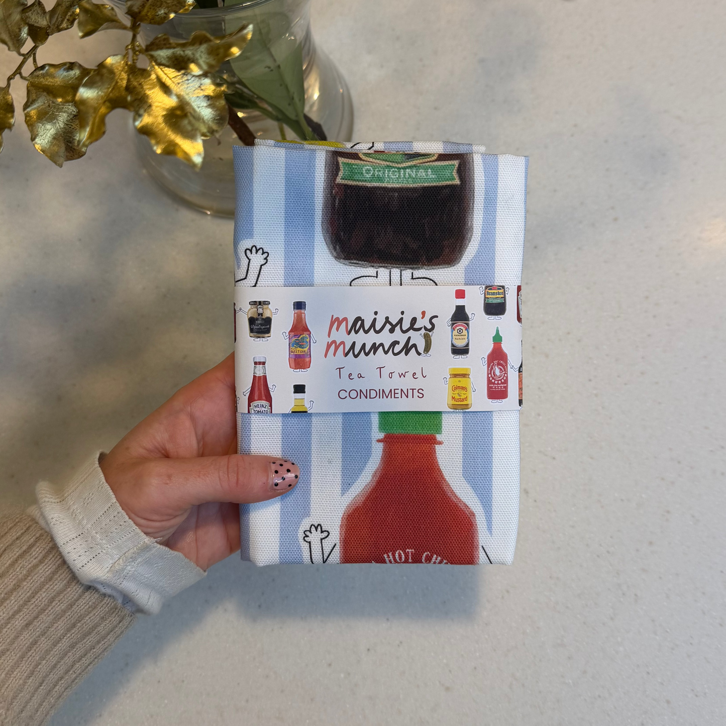Condiments Tea Towel