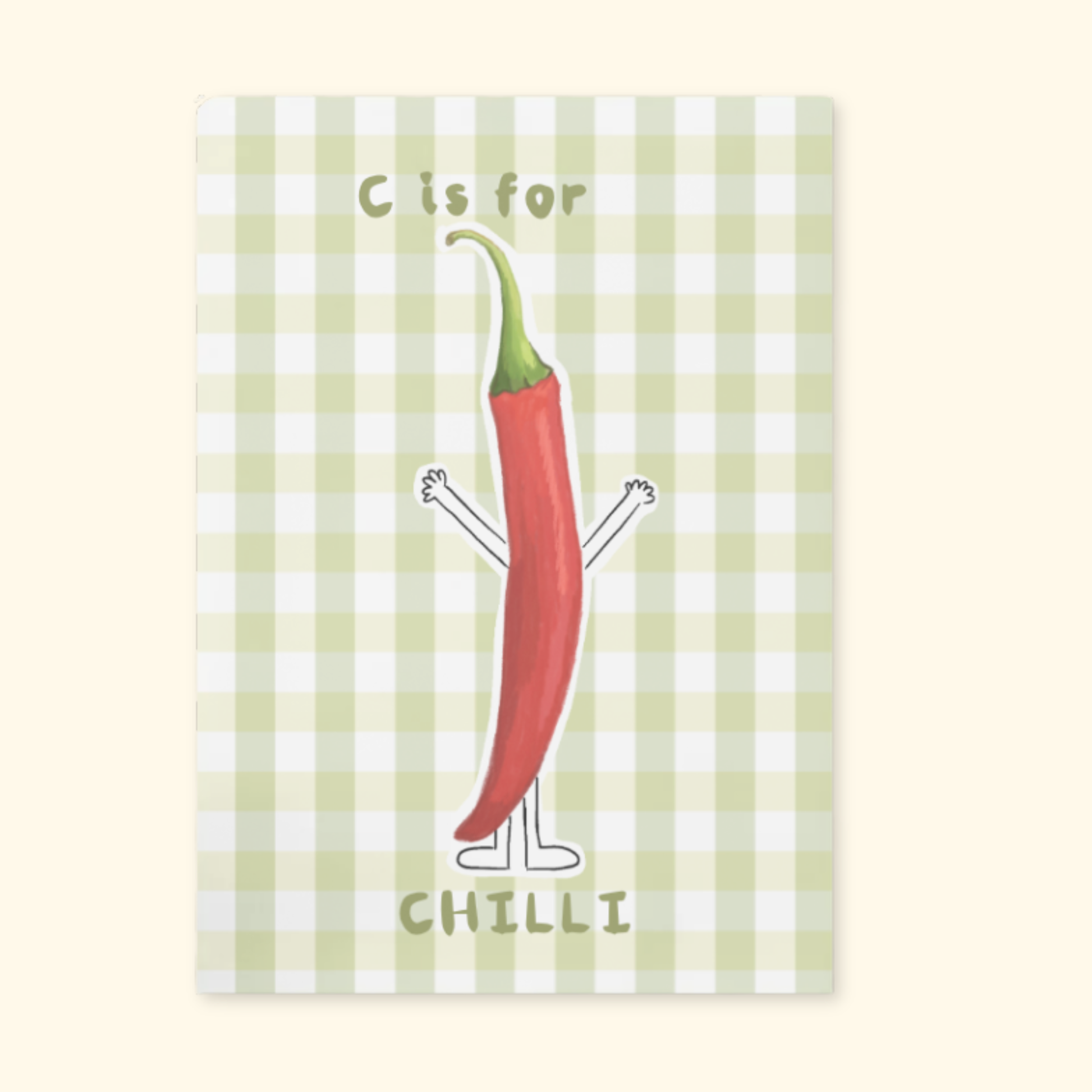 C is for Chilli Green mockup