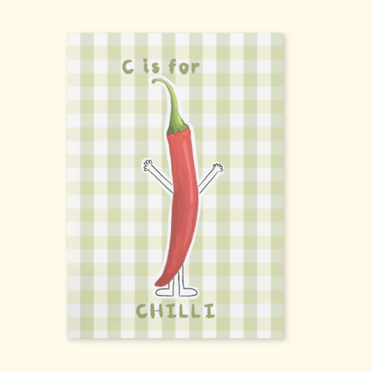 C is for Chilli Green mockup