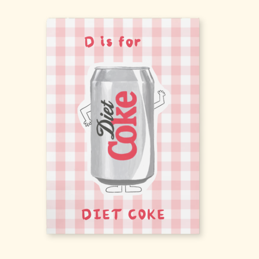D is for Diet Coke mockup