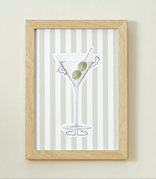 Dirty Martini Print