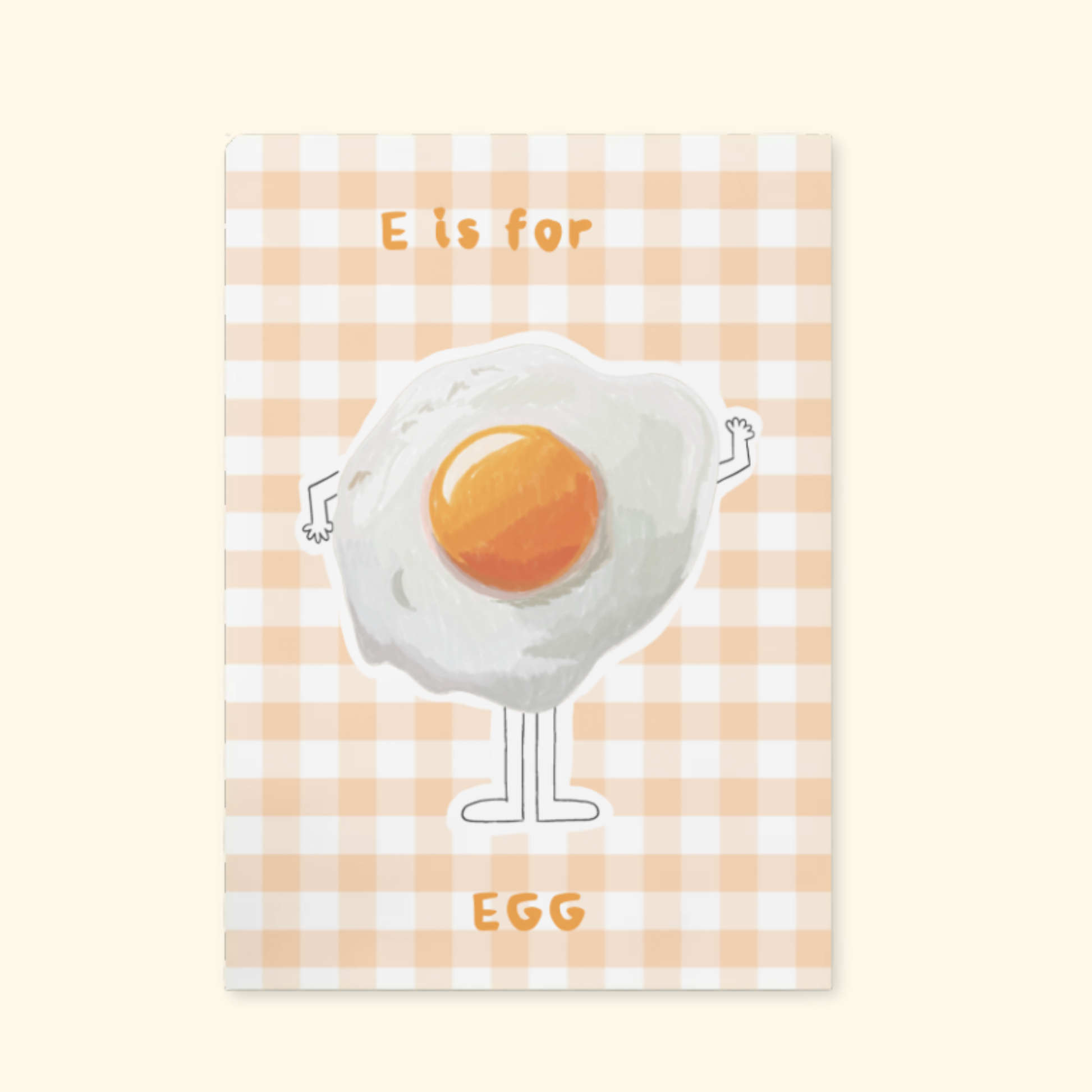 E is for Egg mockup