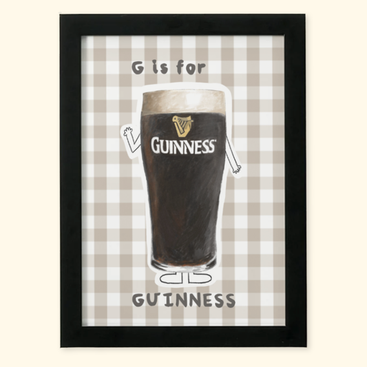 G is for Guinness mockup