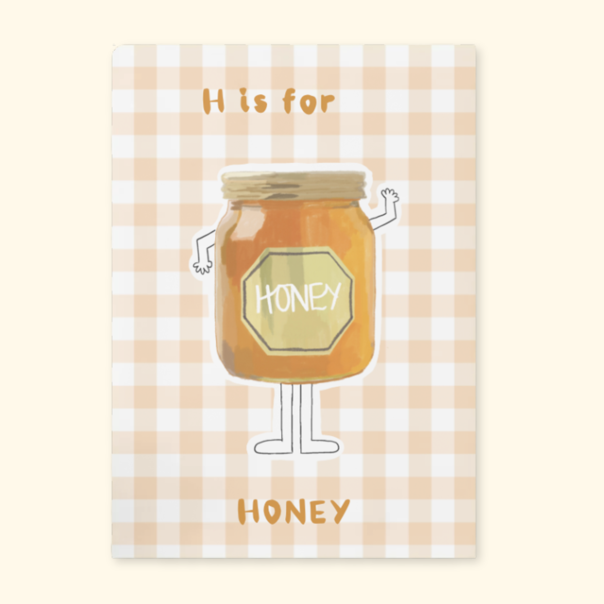 H is for Honey mockup