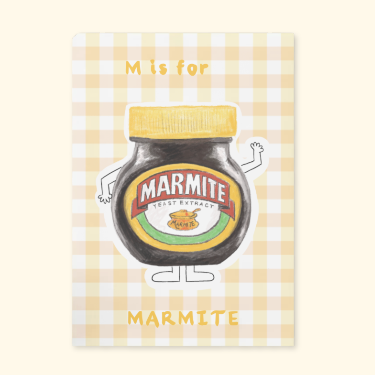 M is for Marmite mockup
