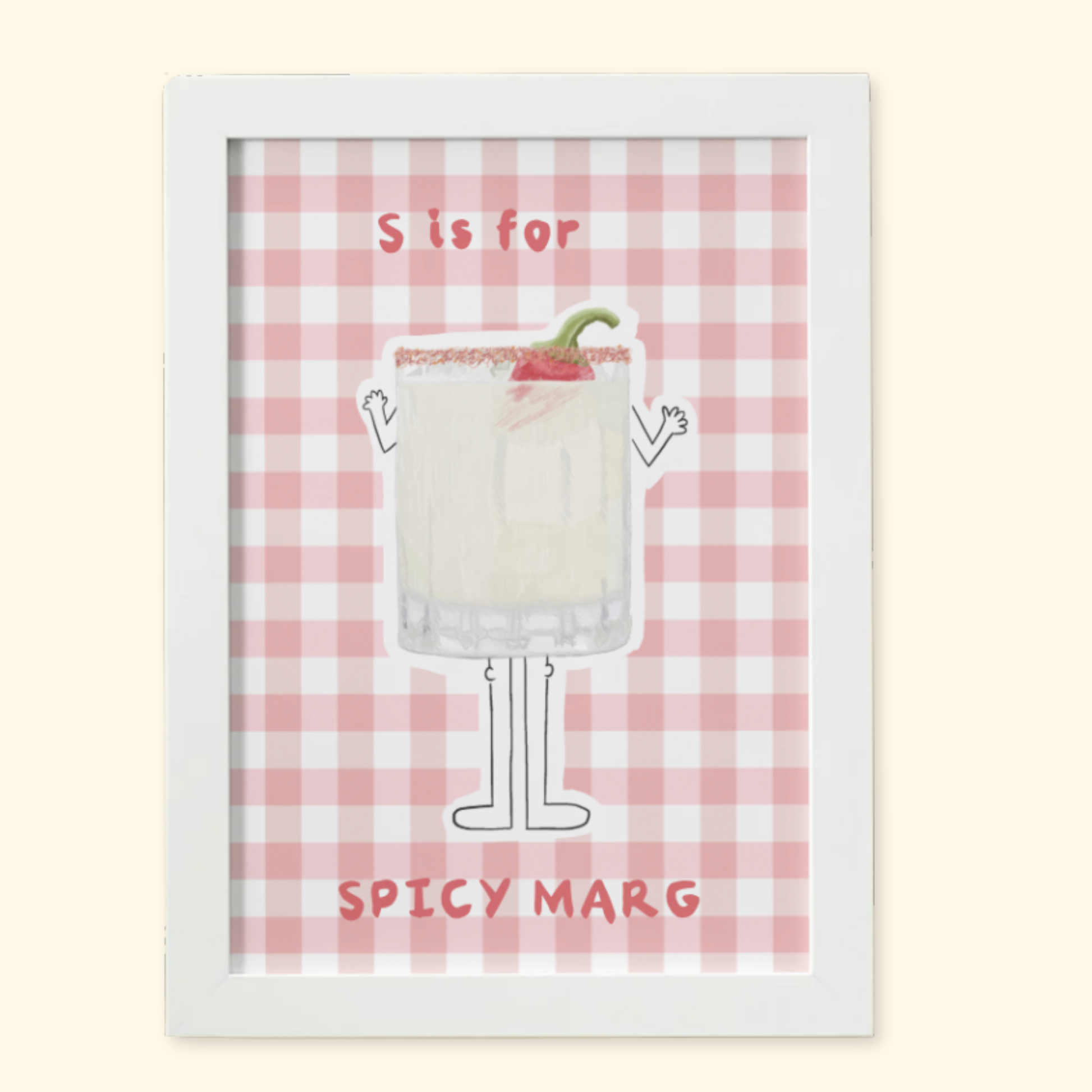 S is for Spicy Marg mockup