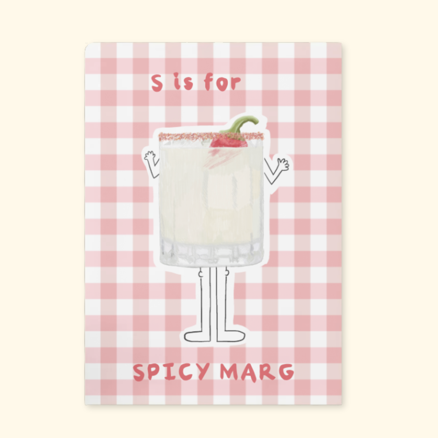 S is for Spicy Marg framed mockup