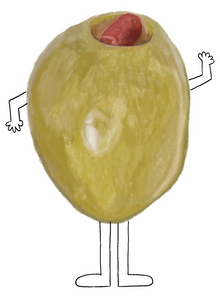 Olive character drawn by Maisie