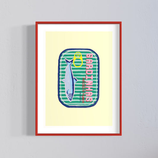 Stripy Sardines Print