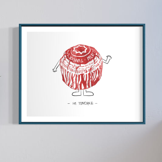 Hi Teacake Print